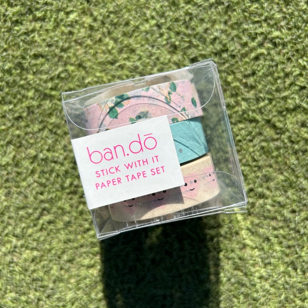 NIB Bando Washi Paper Tape, set of 3 rolls